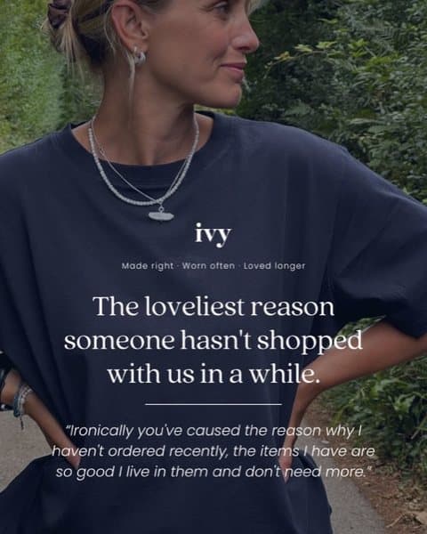 Ivy T customer review ad