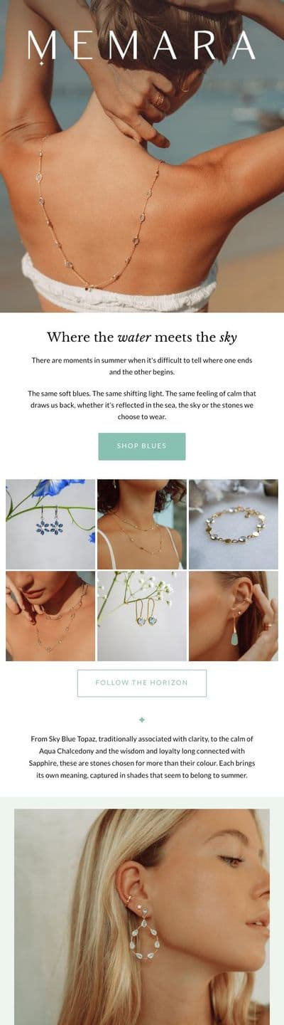 Memara blues campaign email