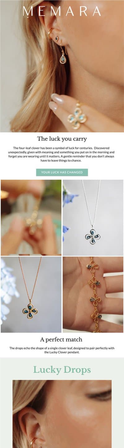 Memara lucky clover email