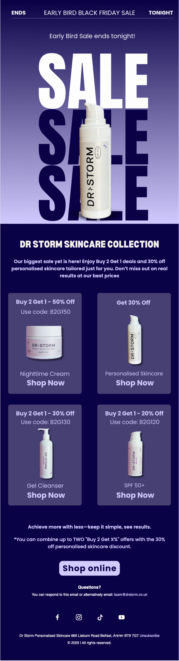 Email Marketing example 1